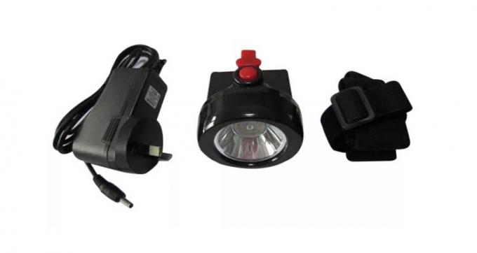 Explosieveilige mijnwerkershoofdlamp, draagbare KL2.5LM LED-caplamp met 360° verlichting 0