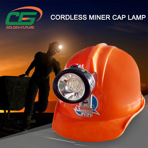 Explosieveilige mijnwerkershoofdlamp, draagbare KL2.5LM LED-caplamp met 360° verlichting 4