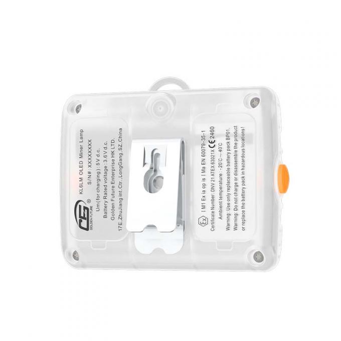 KL6LM explosiebestendige mijnbouwkoplamp ATEX goedgekeurd 15000 Lux LED draadloos ontwerp 3