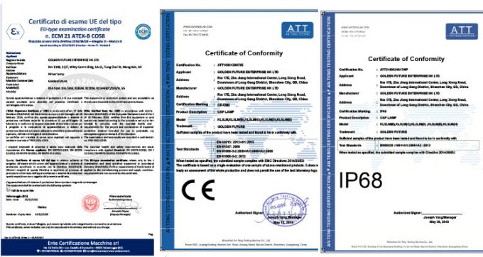 ATEX-gecertificeerde steenkoolmijnlamp 7,8Ah Lithium-ion oplaadbare koplamp met IP68-bescherming 6