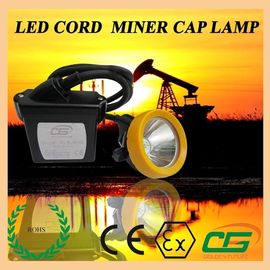 15000lux Waterproof LED Mining Light ATEX Portable , 6.5Ah Miners Helmet