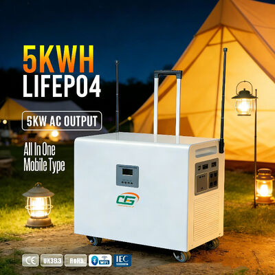 BH-5KWH All-in-One Draagbare Power Station Home Energy Storage Batterijpakket 51.2v 5Kw Lifepo4 Bagage Style