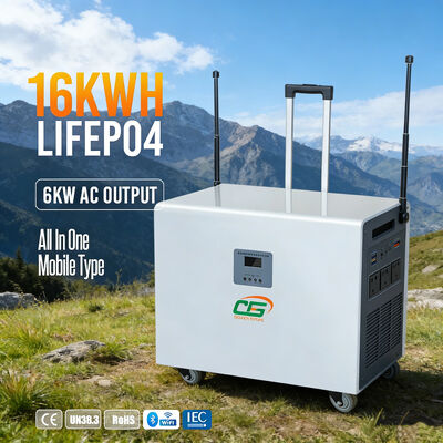 BH-16KWH Alles-in-één Serie 15KWH Batterij Mobiele Zonne-energie Draagbare Industriële Powerbank Station PV om Voertuig op te Laden