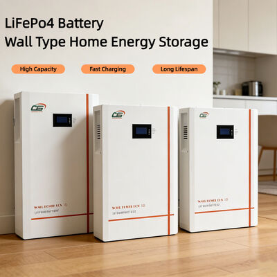 BG01 24v 200ah Lifepo4 Batterij voor zonne-energie 48v 100Ah 5k Wh Lithiumbatterijen 105 Ah lv Muurmontage Huis Energieopslag Systeem