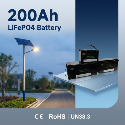 Kostenbesparende 25,6V 50-300Ah LiFePO4 opslag lithiumbatterij met BMS beschermd voor off-grid zonne-applicaties