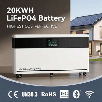 Modulaire Batterijbank 51.2V 200A met BYD Blade LiFePO4 Cellen en 8000+ Cycli voor Thuis Energieopslag